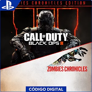 Call of Duty Black Ops 3 Edição Zombies Chronicles PS4 - Código Digital