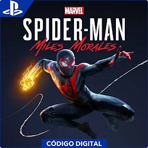 Marvels Spider-Man Miles Morales PS4 e PS5 - Código Digital
