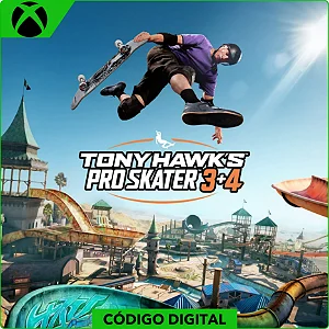 Tony Hawks Pro Skater 3+4 - Xbox One e Xbox Series - Código Digital