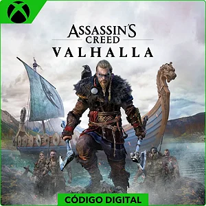 Assassins Creed Valhalla - Xbox One e Xbox Series - Código Digital