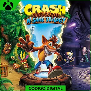 Crash Bandicoot N. Sane Trilogy - Xbox One e Xbox Series - Código Digital