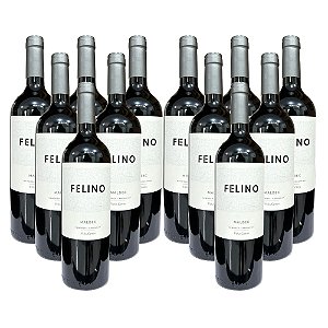 Vinho Argentino Tinto Felino Malbec - (12 Un.)