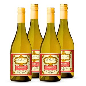 Vinho Argentino Branco Alamos - Chardonnay (4 Un.)