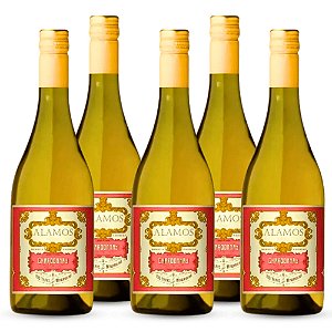 Vinho Argentino Branco Alamos - Chardonnay (5 Un.)