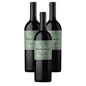 Vinho Argentino Tinto Bramare - Cabernet Sauvignon (3 Un.)