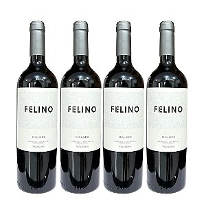 Vinho Argentino Tinto Felino Malbec - (04 Un.)