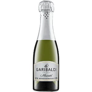 Espumante Garibaldi Moscatel Moscato Branco, Moscato Giallo 187 ML - Brasil