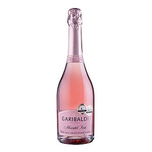Espumante Garibaldi Rose Moscatel, Hamburgo e Alexandria, 750 ml Brasil