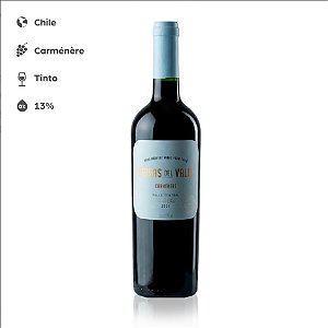 Vinho Tinto Brisas del Valle Carménère Chile 2025 750 mL