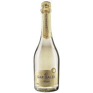 Bebida Gaseificada Garibaldi Moscato Zero Álcool Branco Brasil 750ml