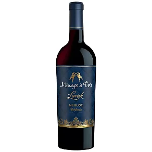 Vinho EUA Ménage à Trois Lavish Merlot 2022 Tinto 750ml