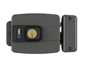 Fechadura Elétrica C-90 Standard AF Fixo Dupla Cinza HDL