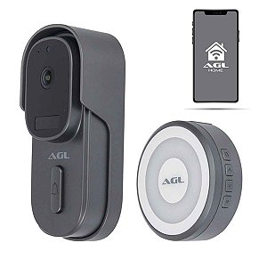 Interfone Video Porteiro Wifi Hello+ AGL