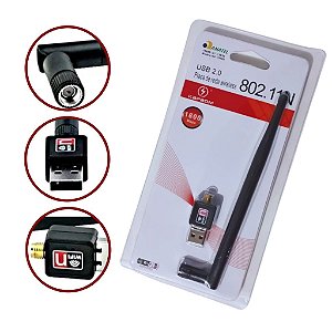 Antena WIFI Adaptador Wireless USB 2.0