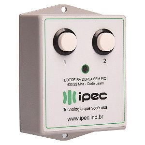 Botoeira Dupla Sem Fio IPEC