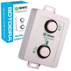 Botoeira Dupla Com Fio Ipec