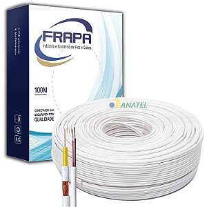 Cabo Coaxial 4mm Dupla Blindagem + Bipolar 2x26