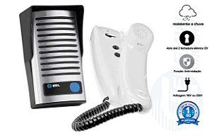 Kit Porteiro Eletrônico Interfone Residencial F8-NTL HDL