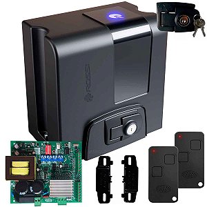 Conjunto Automatizador Motor Dz Atto Nitro 400kg Bivolt Rossi S/crem