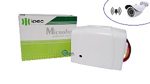 Microfone Profissional CFTV Ipec