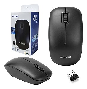 Mouse sem Fio MS-S22 Exbom Wireless 2.4GHZ
