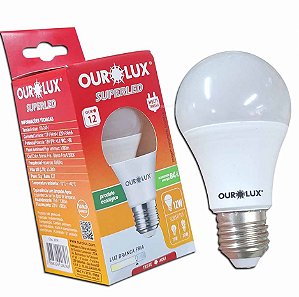 Lâmpada Superled Ouro 12W Bivolt 6500K CX