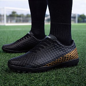Chuteira Society Grama Sintética Runway Winner Masculino - Preto