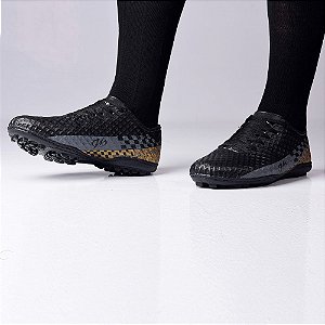 Chuteira Society Grama Sintética Runway Winner Masculino - Preto