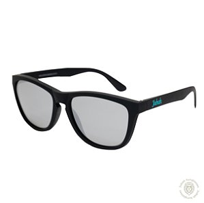 Óculos de Sol Jubah Savana Preto com Lentes Prata