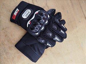 LUVA BIKE DEDO LONGO COM GEL LU-03 PRETA GRAND