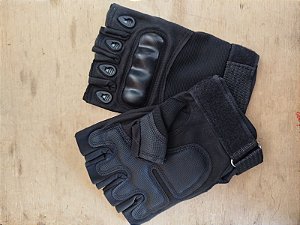 LUVA MEIO DEDO   BIKE CICLISTA  PRETA GRANDE PREMIUM