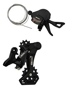 CÂMBIO TRAZEIRO E ALAVANCA TROCADOR 12 VELOCIDADES  RAPID FIRE - GTA