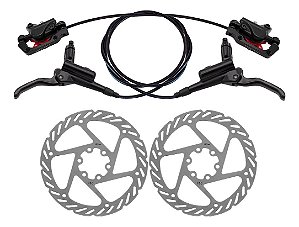 FREIO DISCO  HIDRAULICO C/ROTOR  2 PISTONS DE ALUMINIO TZ/DIANT