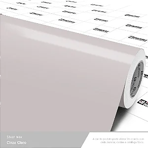 VINIL SILVER MAX CINZA CLARO C/1,22