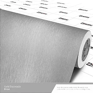 VINIL GOLD ESCOVADO INOX C/1,22