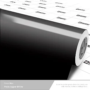 VINIL COLOR MAX PRETO SUPER BRILHO C/1,00