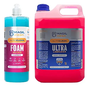 Kit Foam Gloss 1l E Autoclean 5l Magil Clean