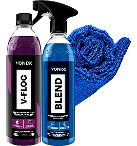 Kit Shampoo V-Floc 500ml + Cera Blend Spray 500ml  Vonixx