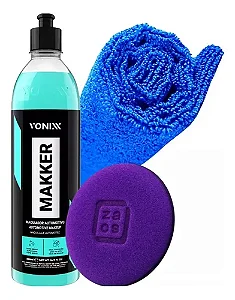 Makker Maquiador Automotivo 500ml Vonixx + aplicador e pano de microfibra