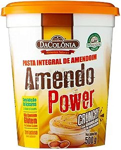 Pasta int amendoim AmendoPower crunch DaColonia 500g