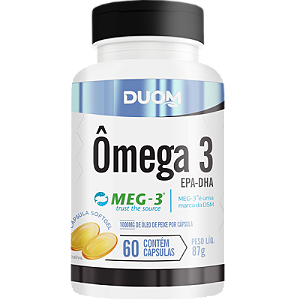 Ômega 3 1000mg Duom Maltta Óleo de Peixe 60 cápsulas