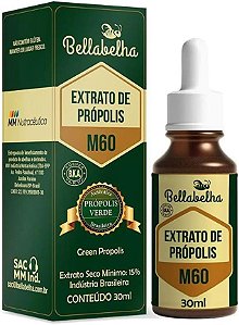 EXTRATO DE PRÓPOLIS VERDE M60 15% 30ML