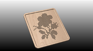 Bordado Ponto Cruz - Flor 2