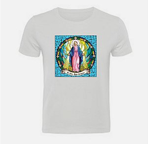 Blusa básica unissex Nossa Senhora das Graças em algodão