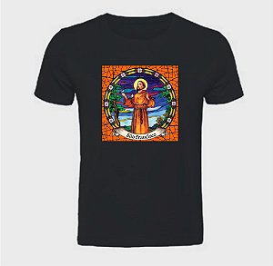 Blusa básica unissex São Francisco em algodão