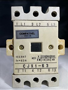 Contator CJX1-63