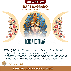 Rapé Deusa Estelar – Conexão com o Feminino Cósmico