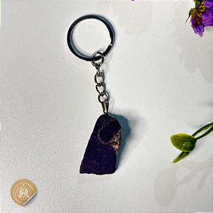 Chaveiro de Purpurita | Proteção, Verdade e Poder Pessoal