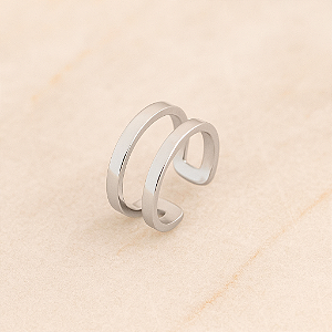Piercing Fake Duo Aro Clássico – Prata 925