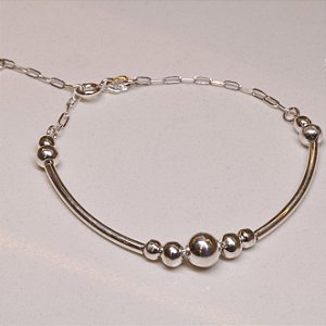 Pulseira Esferas – Prata 925